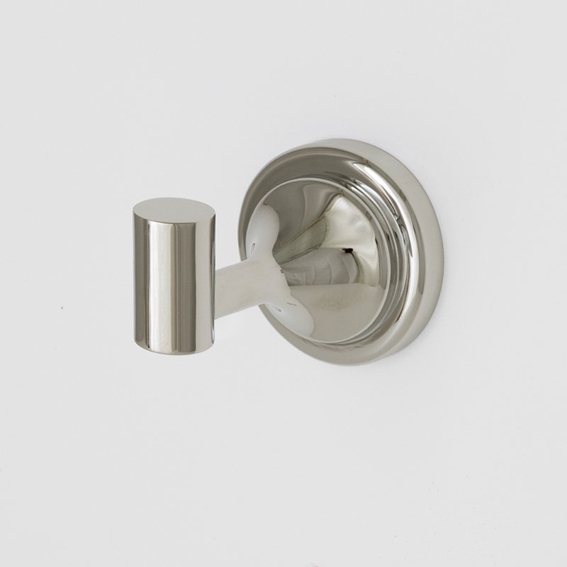 Single Robe Hook, Polished Nickel