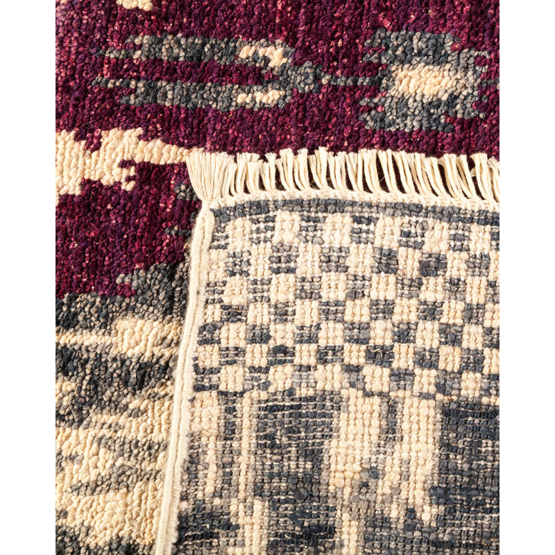 Contemporary One-of-a-Kind 8' 0" X 10' 2" Hand Knotted Area Rug