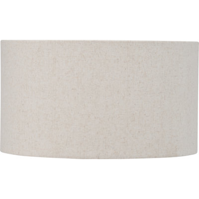 Jute Drum Lamp Shade ( Uno ) in Beige