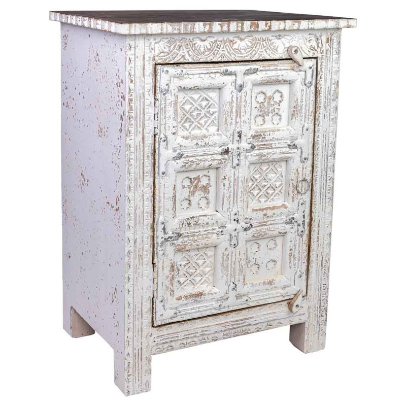 Choudhry 54 cm W Bedside Table
