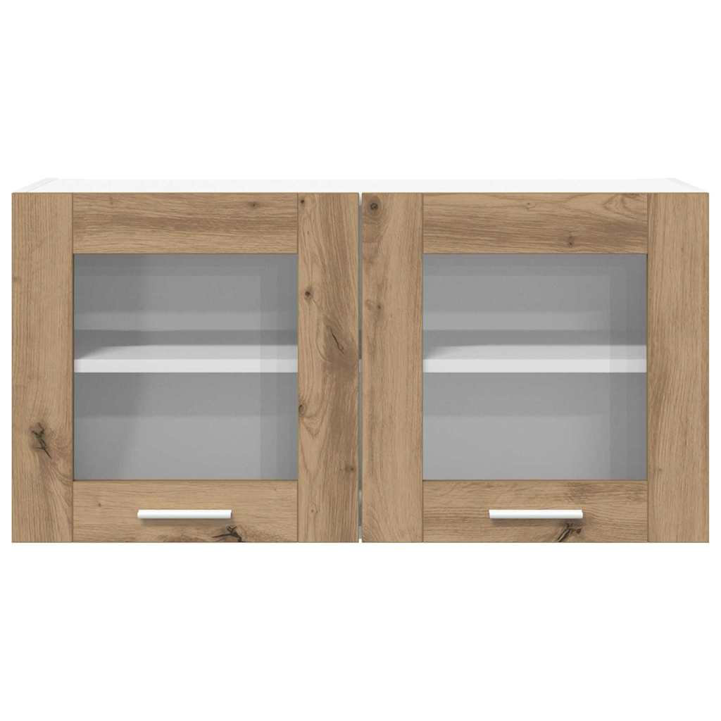 Vidaxl Hanging Cabinet Riga Grey Sonoma And White 80 X 31 X 40 Cm