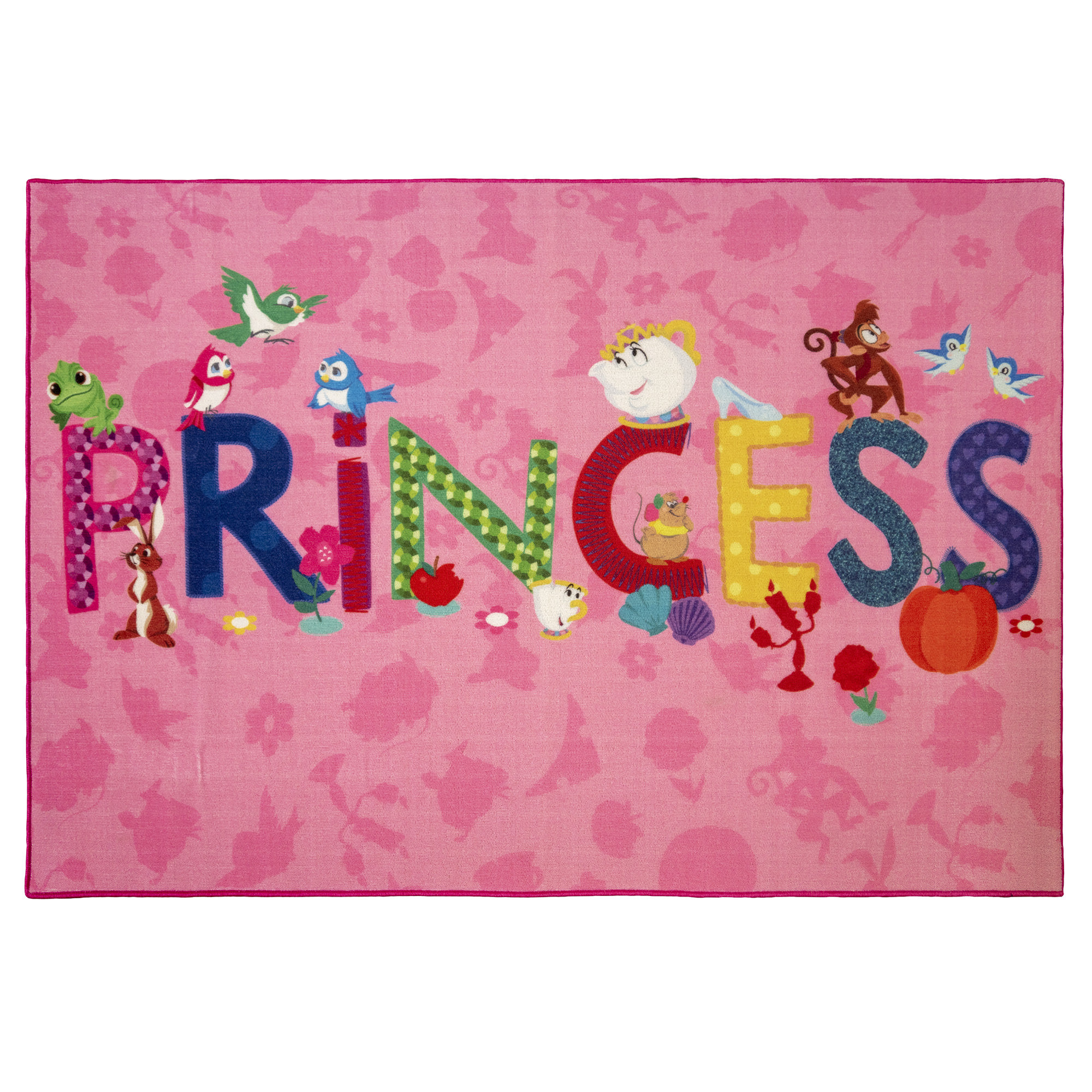 Disney by Gertmenian Licenced Disney Princess Icon Pink Multi Youth ...