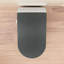 Smart Modern Bidet Toilet With Auto Flush, Foot Sensor, Heated Seat, Warm Air Dryer, Foam Technology, And Adjustable Nozzle Positions - Matte Grey, Siphonic Jet Flushing Bidet, Dry, , Water