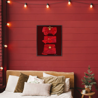 Giclée encadrée rouge rubis, conception de Hillary Holt