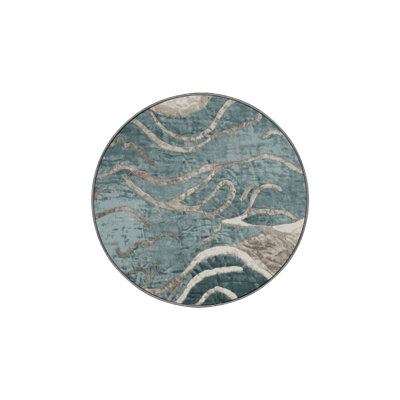 Machine Washable Gray Area Rug