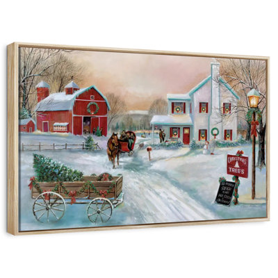 Ferme de Noël festive
