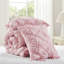 Édredon 3 pièces double / grand, floral rose avec froncement élastique, microfibre respirante, idéal, édredon d'entretien sans effort, broderie décontractée, respirant, confort toutes saisons, idée, entretien facile-124544795-124544791