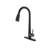 Topcraft Pull Down Single Handle Kitchen Faucet with Deck Plate-71541378