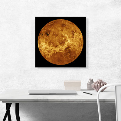 Planète Vénus, deuxième planète vue du soleil - reproduction de photo sur toile tendue