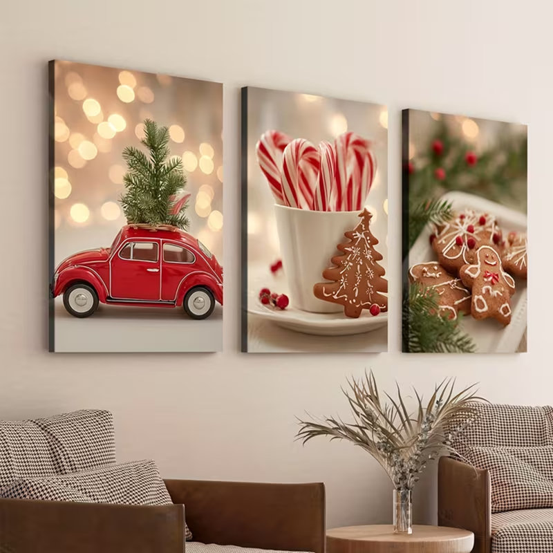 3 Piece Wrapped Canvas Print