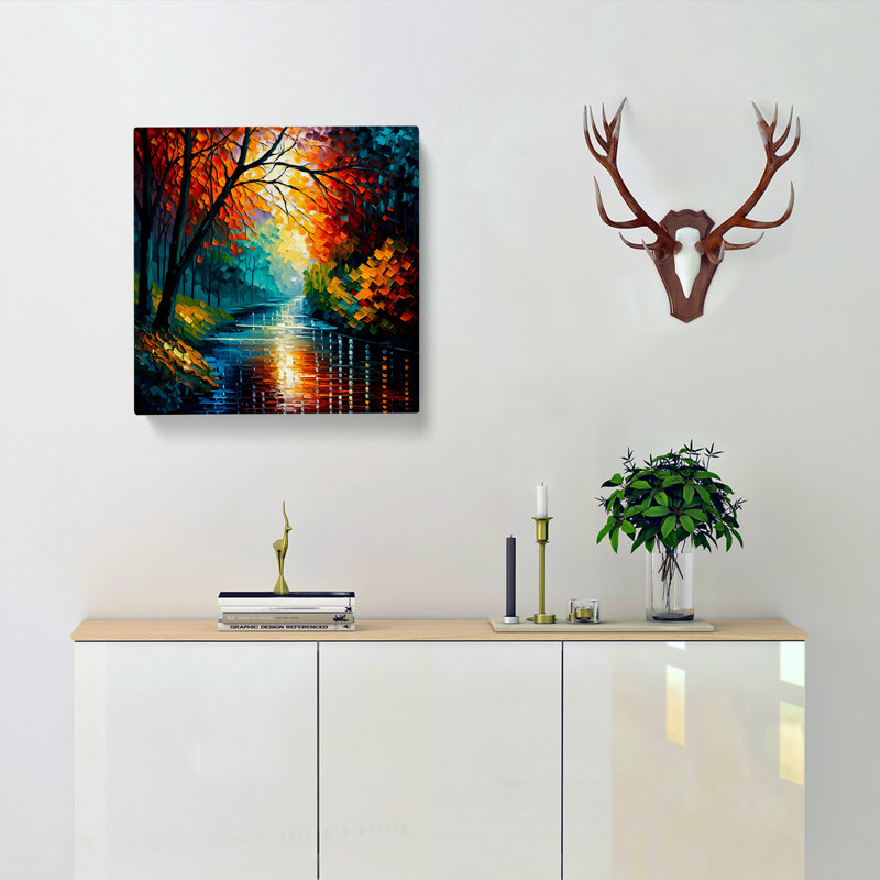 River Palette Knife - No Frame Print