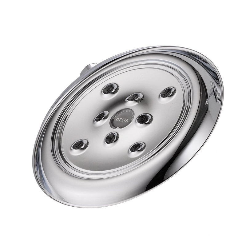 Universal Showering Components Full Low Flow Shower Head with H2okinetic Technology, Chrome