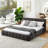 Queen Size Upholstered Bed-873583490