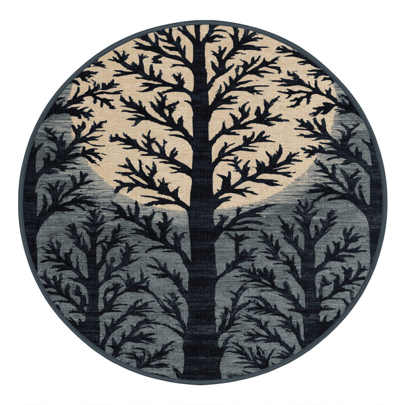 Machine Washable Nature Grey Area Rug, Rectangle 2' x 3'