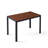 27.55 " Rectangular with Steel Base Dining Table