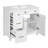 Bathroom Vanity With Ceramic Sink-974175706