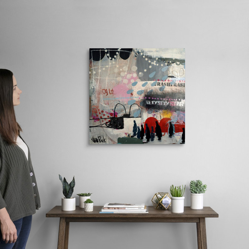 Reproduction d’art sur toile, "Travel" par punk Sean, H 24 po x l 24 po x P 1,25 po, Toile tendue