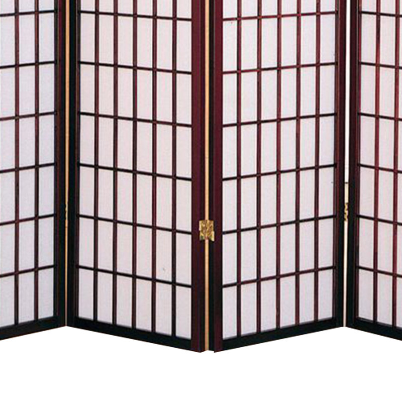 Meilen Cherry 4 Panel Shoji Screen