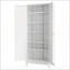Garde-manger 75 po en métal blanc avec 5 tablettes réglables