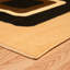 Tapis géométrique brun clair Elisavet-1041480684