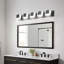 Luminaire de salle de bain, applique murale à 5 lumières DEL à intensité variable moderne pour miroir de salon de chambre à coucher-307099906