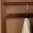 Corner Hall Tree Coat Rack with Storage