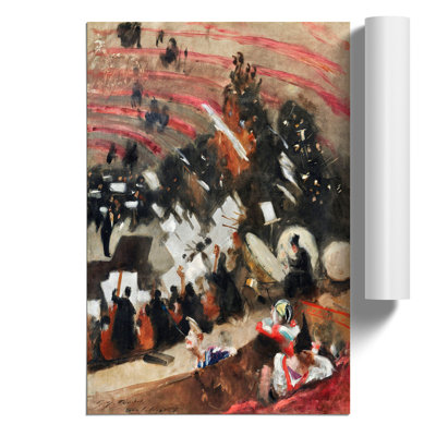 Pasdeloup Orchestra by John Singer Sargent - No Frame Painting