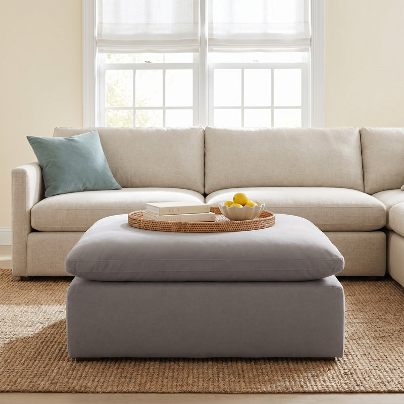 Calana Ottoman, Slate