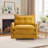 36" Chenille Upholstered Single Swivel Chair，Arm Chair-114237958