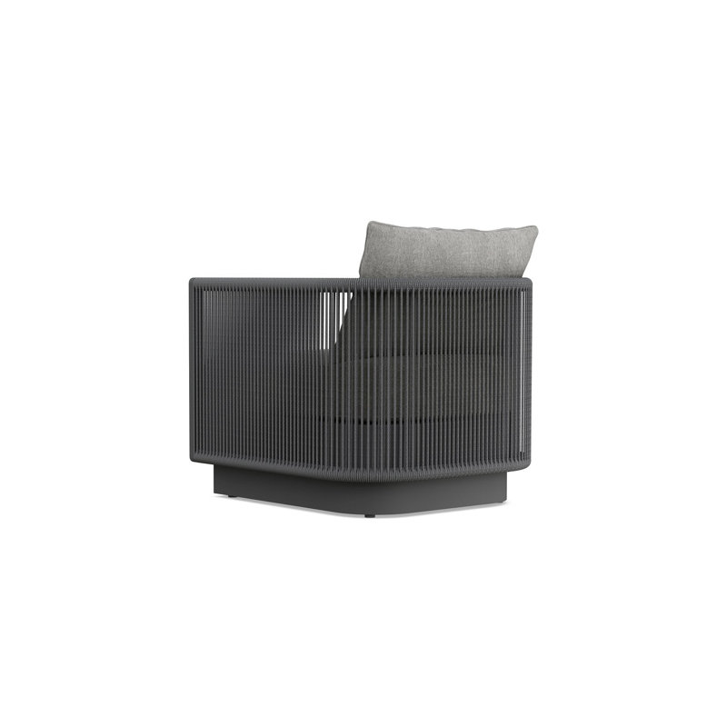 Porto Patio Chair with Cushion, Ash/Fog