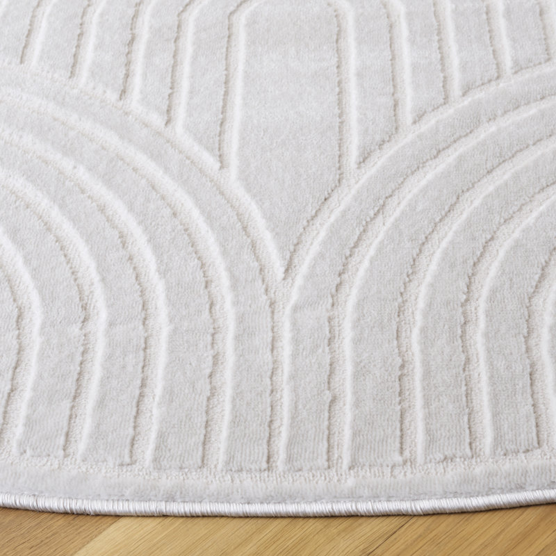 Abbygayle 100 Performance Geometric Rug, Square 6'3"