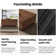 47.2" Expandable Stretchable Hidden Storage Coffee Table