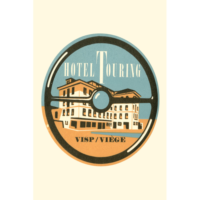 Vintage Travel Label IV by Vision Studio - Wrapped Canvas Art Prints, 46cm H x 30cm W