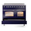 Cuisinière à induction ILVE Nostalgie II Series 40 po avec 6 éléments à induction (porte en verre)-1695305244