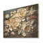 Peonies Unveiled Blooms I - Peonies Wood Art On Natural Pine Wood-101401334