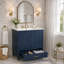 Meuble-lavabo de salle de bain avec lavabo style rétro-2089190543