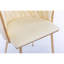 Chaise de salle à manger moderne avec structure en métal doré et pieds en velours doré, ensemble de 2-1451159015