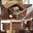 54.7" Electric Fireplace with Mantel, Fireplace TV Stand for 60 Inch TV with Storage-974513372