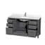 Sheffield 60" Freestanding Single Bathroom Vanity with Quartz Top-124141894-124188956-124188959
