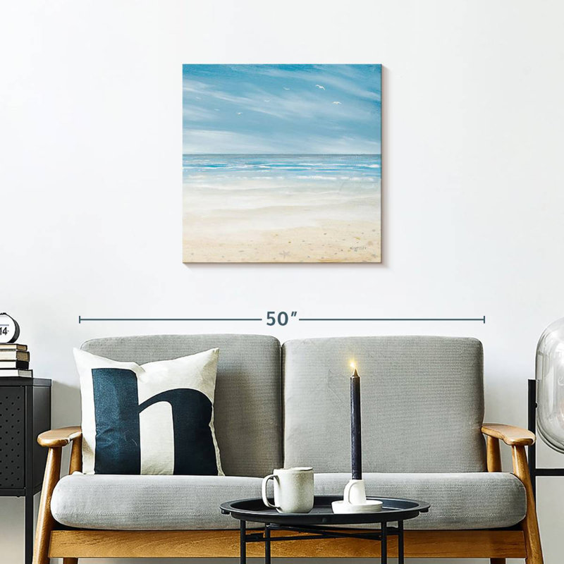 Adeliza Misty Coastal Days I, 24" H x 24" W