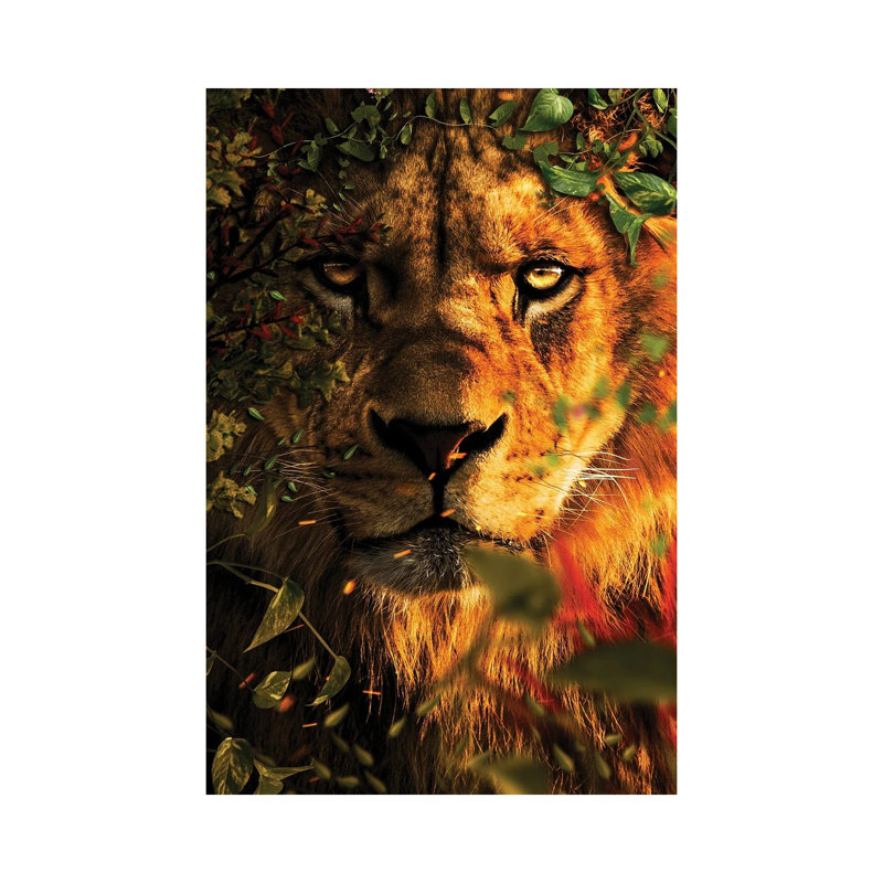 The Great King by Milos Karanovic - Wrapped Canvas Painting, 20.32 cm H x 30.48 cm W