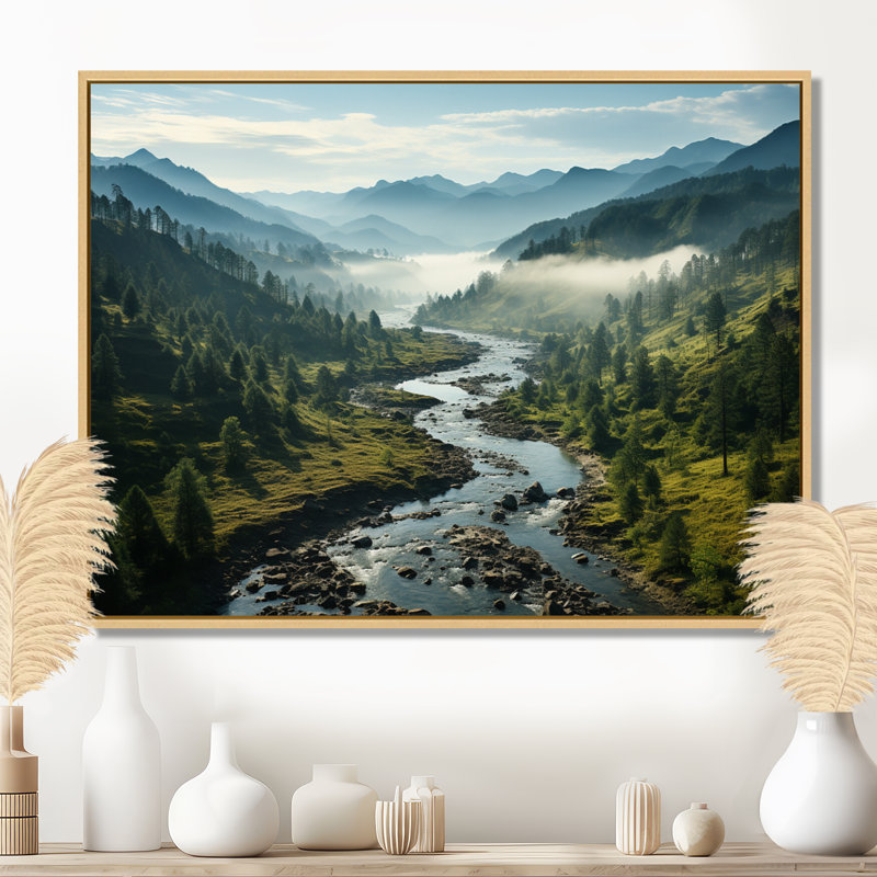 «USA Great Smoky Mountains Landscape III - USA», reproduction sur toile encadrée, H 24 po x l 32 po, Érable