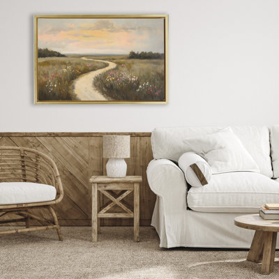 Cadre flottant Path To Sunset View, design par Franklyn Gregory