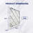 Trion MERV 8 Air Bear 20 x 20 x 1" High Efficiency Pleated HVAC Filter, 4 Pack