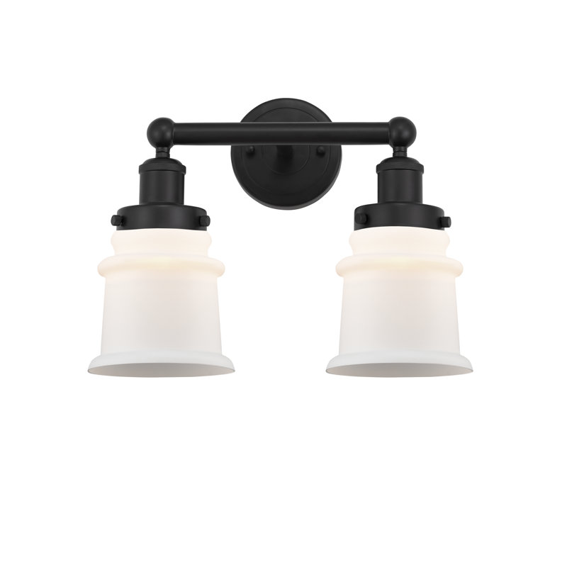 Cailen 2 - Light Dimmable Vanity Light, Matte Black, Matte White