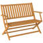 Banc de jardin, banc d'extérieur pliable avec dossier et accoudoirs pour jardin, porche, parc, balcon-697644884