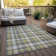 Washable Plaid Indoor / Outdoor Rug
