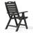 Laguna 5-Piece Round Table Folding Highback Chair Dining Set-110479916