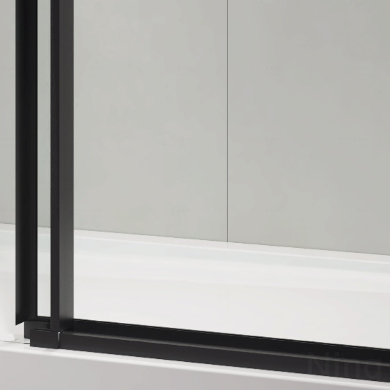 60" W X 76" H Sliding Opening Frameless Design Shower Door