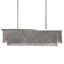Lustre rectangulaire à chaîne en métal 20 lumières-89158110-89158117-130625153